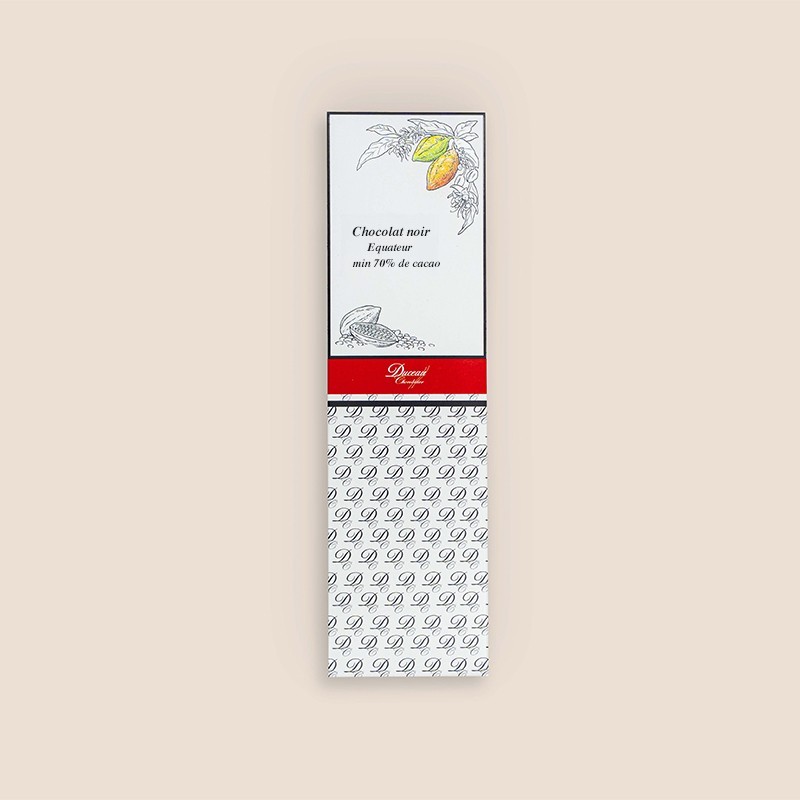 Tablette Chocolat Noir Équateur – Duceau